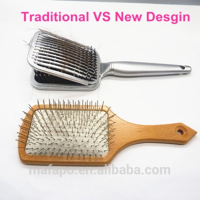 Fashion hair brush styler paddle easy clean hair brush