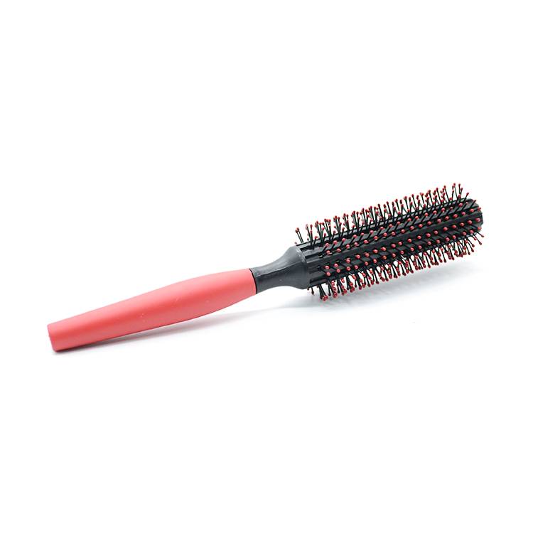 Promotional Mfabao Custom Pvc+nylon Round Hair Brush