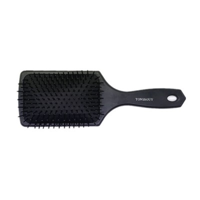 Wholesale Cheap Black Plastic Paddle Nylon Hair Cushion Brush