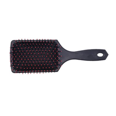 Wholesale Cheap Black Plastic Paddle Nylon Pin Ball Hair Cushion Brush