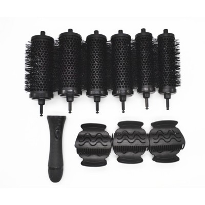 Ceramic Detachable Hair Brush Set,Hair Brush Removable Handle